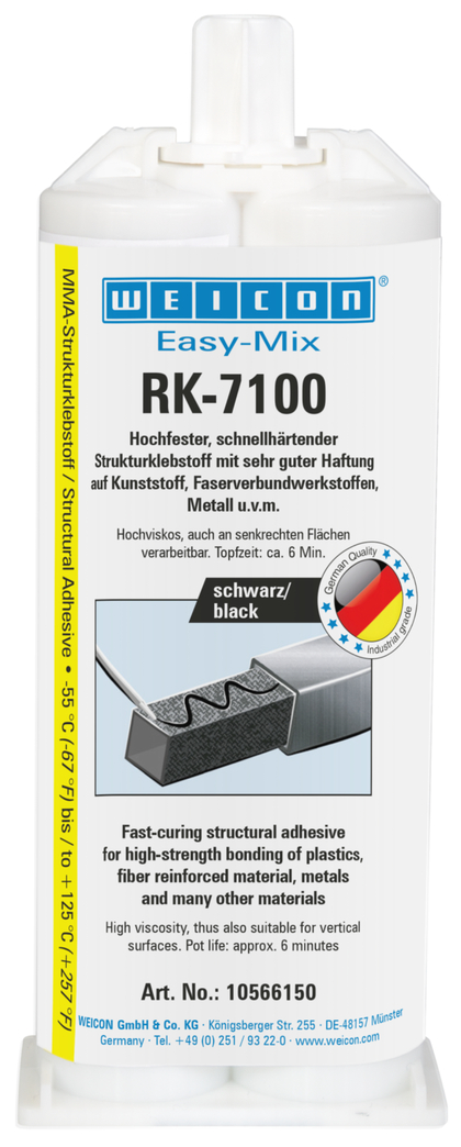 Easy-Mix RK-7100 | akrylátové konštrukčné lepidlo, rýchlo tuhnúce