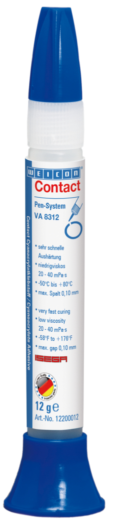 VA 8312 kyanokrylátové lepidlo | sekundové lepidlo pre rýchle upevnenie a lepenie