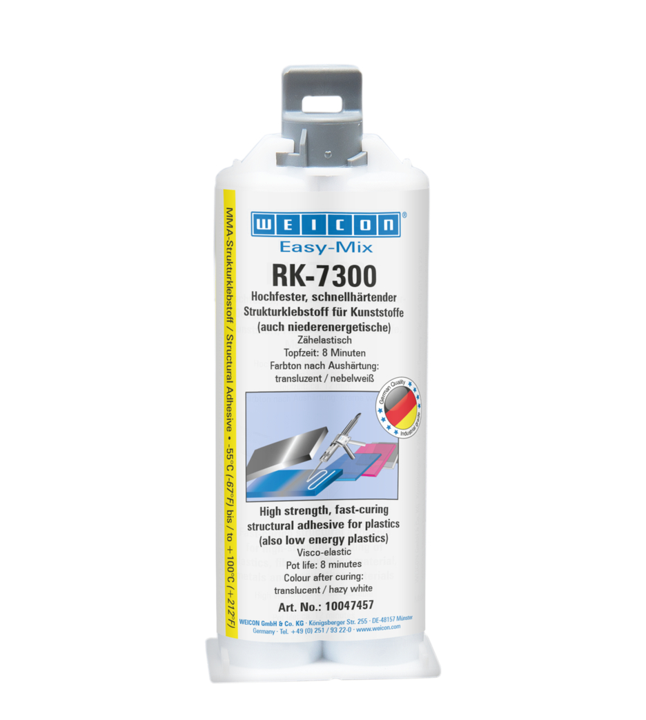 Easy-Mix RK-7300 | akrylátové konštrukčné lepidlo na nízkoenergetické plasty
