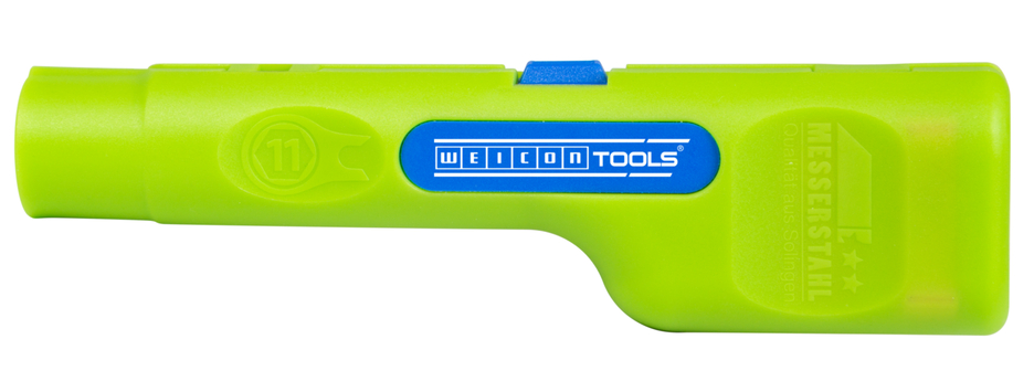 Coax-Stripper No. 1 F Plus Green Line - geeignet für F-Schraubstecker | Odizolovacie náradie je vyrobené až z 97 % z obnoviteľných surovín I na odizolovanie a odizolovanie koaxiálnych káblov vrátane pomôcky na odkrútenie